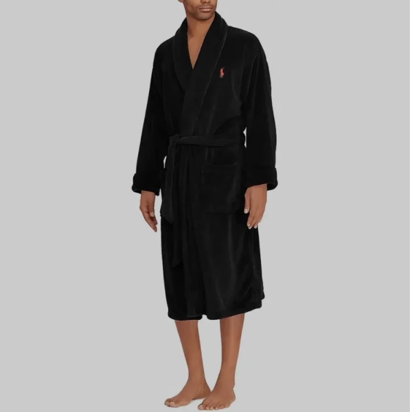 Men's Microfiber Plush Robe