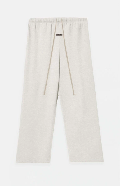 Heather Oatmeal Fleece Flare Sweatpants