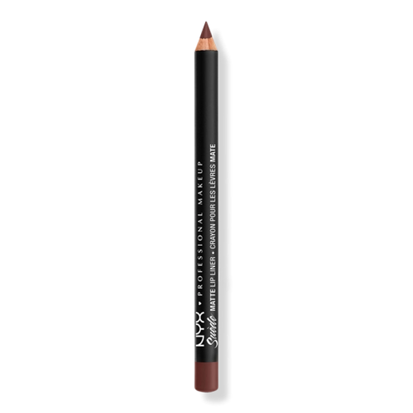 Suede Matte Lip Liner Velvet Soft Vegan Lip Pencil - Cold Brew