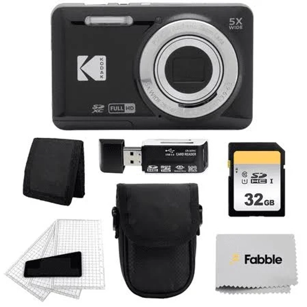Kodak Pixpro Fz55 Digital Camera (Black) + Accessories