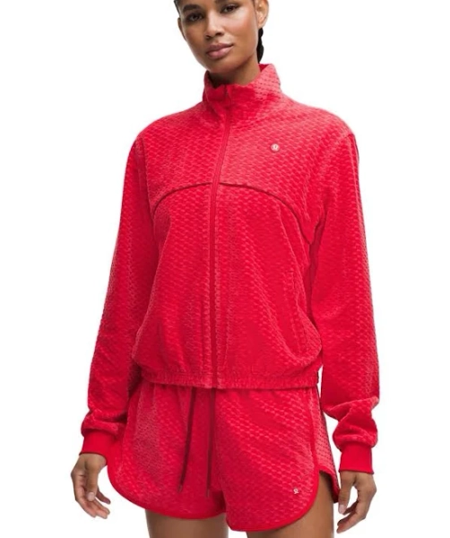 Lululemon Women's Court Rival Velvet Terry Tennis Jacket