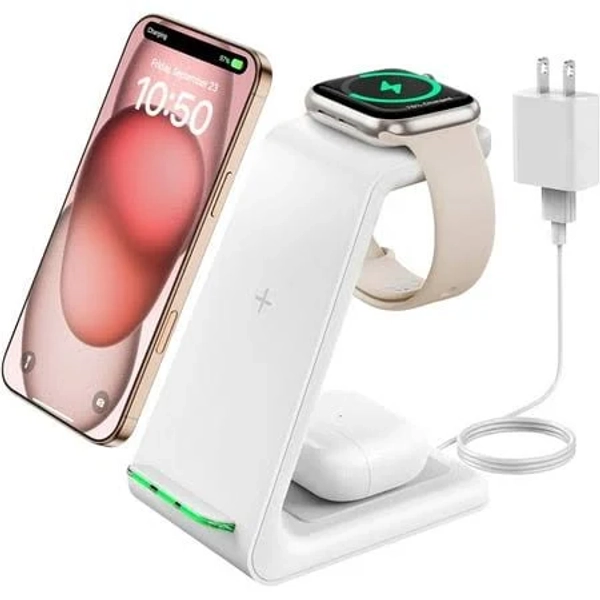 3 in 1 Wireless Charging Station for Apple