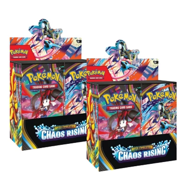 Pokemon ME4 Mega Evolution Chaos Rising Booster Boxes (2-Pack)