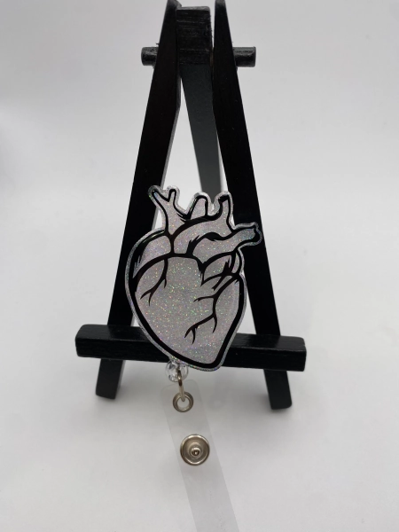 Anatomical Heart• Nurse Badge Reel• Health Care Badge Reel • Medical Professional Badge Reel• Funny•White