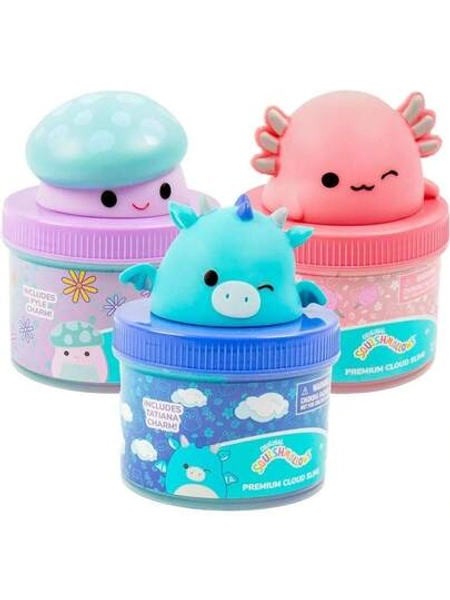 Original Squishmallow Maya The Ice Cream Premium Cloud Slime, Chocolate-Scented, Party Favors For Kids 8-12, Girl Toys 8-10 Years Old, Slime Kit For Girls Ages 8-12, Slime For Kids