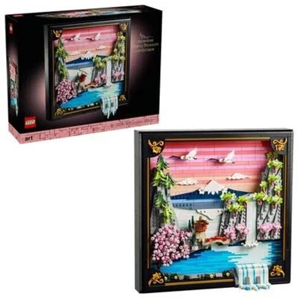 LEGO Art Japanese Cherry Blossom Landscape