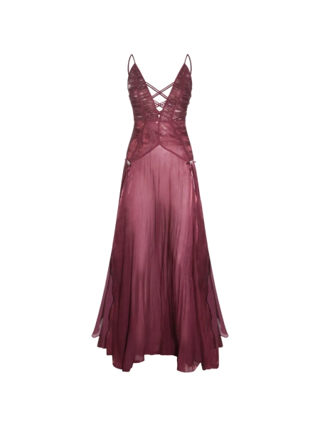 NISSA criss-cross sleeveless dress | S