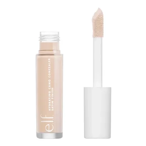 e.l.f. Hydrating Camo Concealer - Fair Beige - 0.203 fl oz: Satin Finish, Full Coverage, Liquid, Paraben-Free
