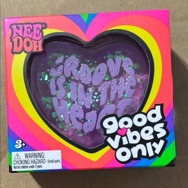 Bigjigs Toys NeeDoh Good Vibes Only Stress Ball