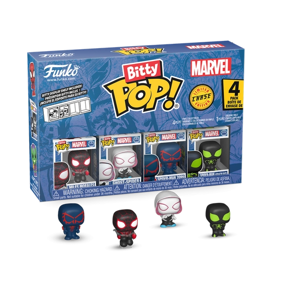 Bitty Pop! Spider-Man 4-Pack Series 2