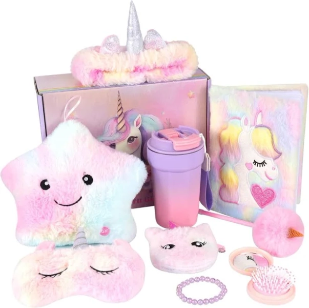 Unicorn Gifts For Girls Age 3 4 5 6 7 8 9 10 Years Old With Star Light