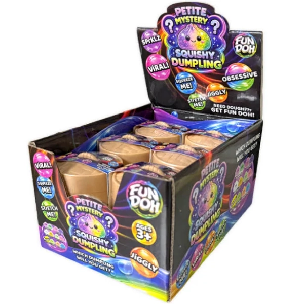 Fun Doh Squishy Mystery Mini Petite 2.5" Dumpling Toy