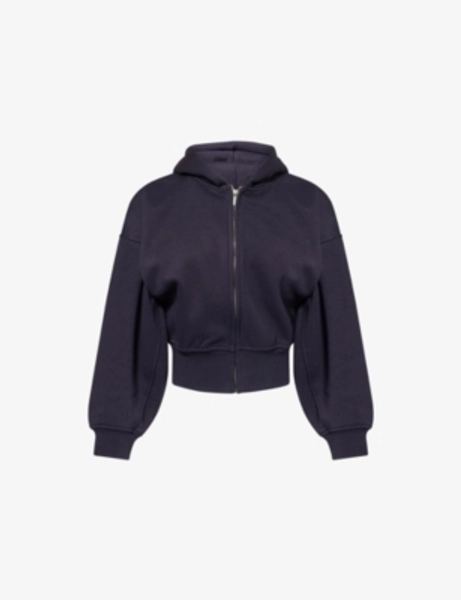 Cocoon Sweat Zip-up Cotton-Blend Hoody - XS