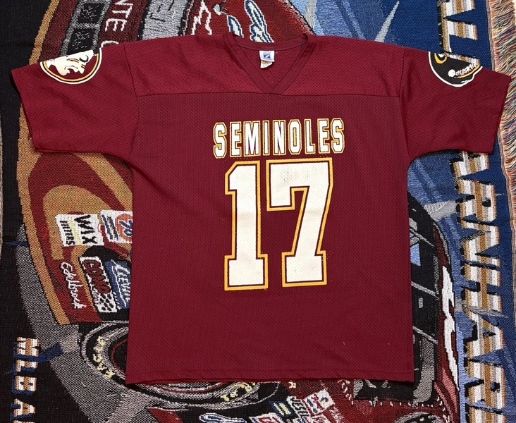 Vintage Florida State Seminoles Jersey Charlie Ward #17 Logo 7 Football Mens XL