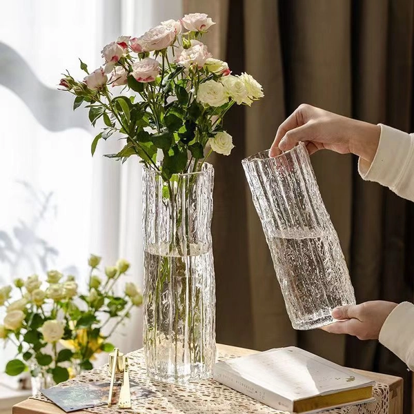 Элегантная стеклянная ваза для свежих цветов (Elegant Glass Flower Vase)