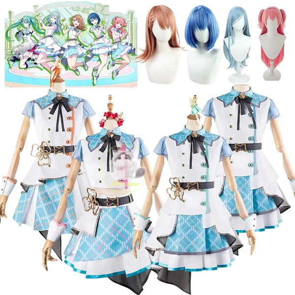 Project Sekai Colorful Stage! Feat. MORE MORE JUMP Kiritani Haruka Hanasato Minori Momoi Airi Hinomori Shizuku Cosplay Costume - AliExpress 200000532