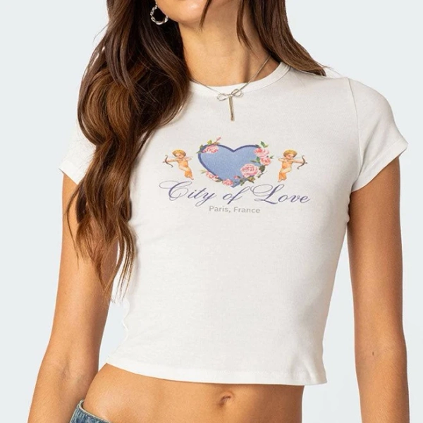 Edikted Women's City Lovers T-Shirt