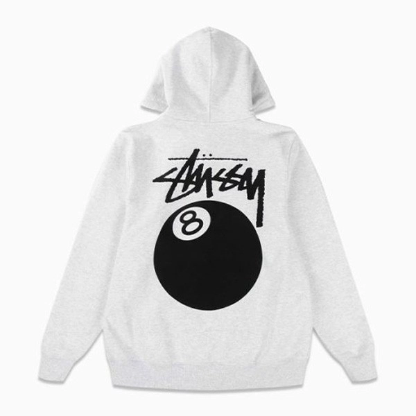 Hip Hop Streetwear Unisex Stussy 8 Ball Hoodie