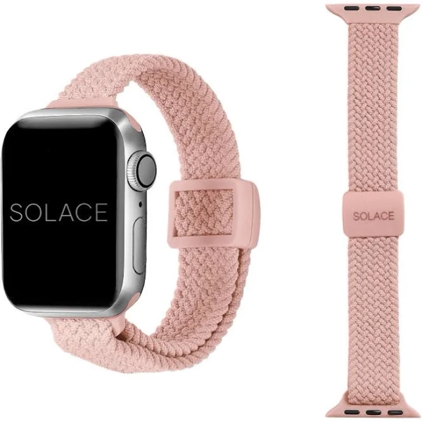 Solace Bands Slim Imperium Adapt Adjustable Nylon Braided Watch Band Compatible w/ All Apple Watches