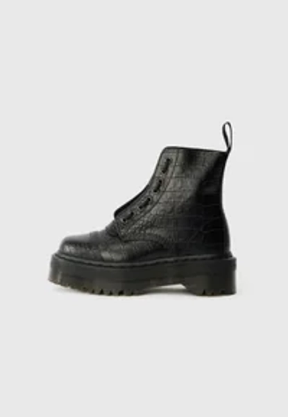 SINCLAIR - Bottines à lacets - black
