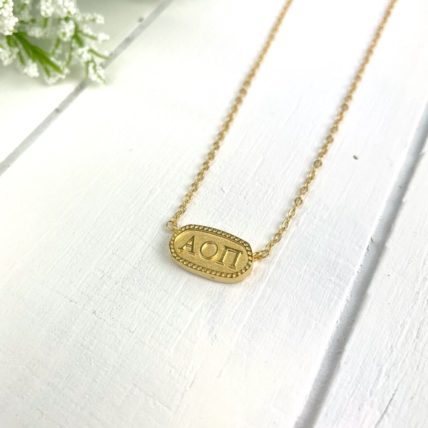 Gold Plated Athena Necklace
