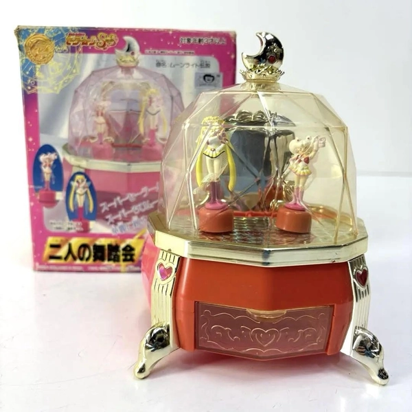 Vintage 1995 Sailor Moon SS Moonlight Legend Music Box by Bandai