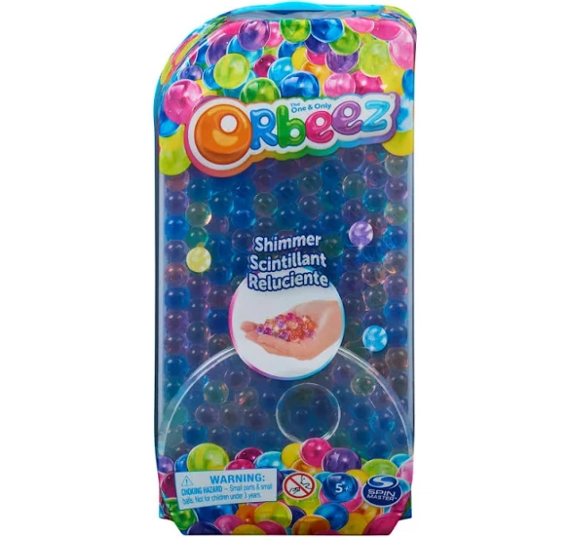Orbeez Water Beads, The One and Only, Multi-Colored Shimmer Feature Pack with 1,300 Fully Grown Orbeez, Sensory Toy for Kids Ages 5 and up
