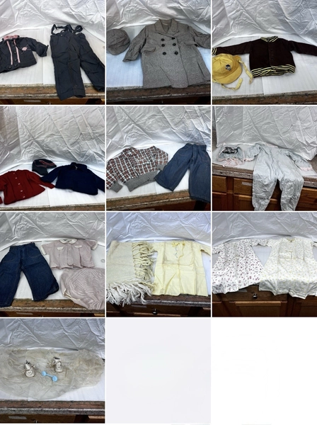 Large Lot Of Vintage Toddler Children’s Clothes 70s 80s Mixed Sizes Coat Jeans