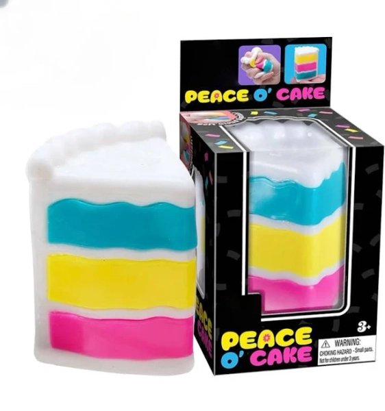 Nee Doh Peace O Cake Squishy Fidget Toy