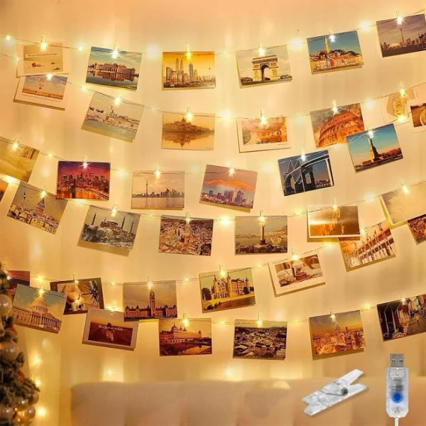 Fairy Lights Photo Clips