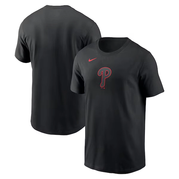 Men's Philadelphia Phillies Nike Black Color Pop T-Shirt