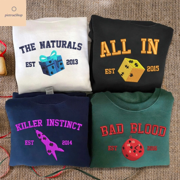 The Naturals Series Book Embroidered Sweatshirt, Hawthorne House Sweater, The Hawthorne Legacy, Bookish Merch, Bookish Fall Gift For Her