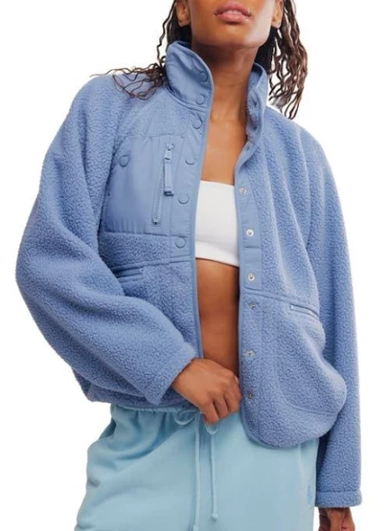 Free People FP Movement Hit The Slopes Fleece Jacket