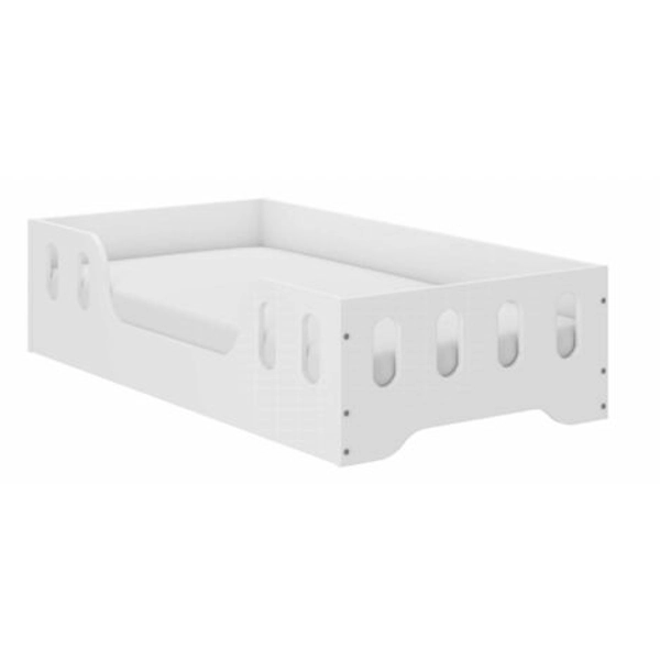 Letto per bambini Montessori LAKI 140x70 bianco