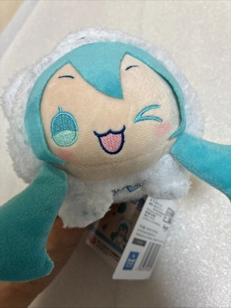 Hatsune Miku x Cinnamoroll Nesoberi Mini Plush Doll 18cm SEGA 2024 NEW