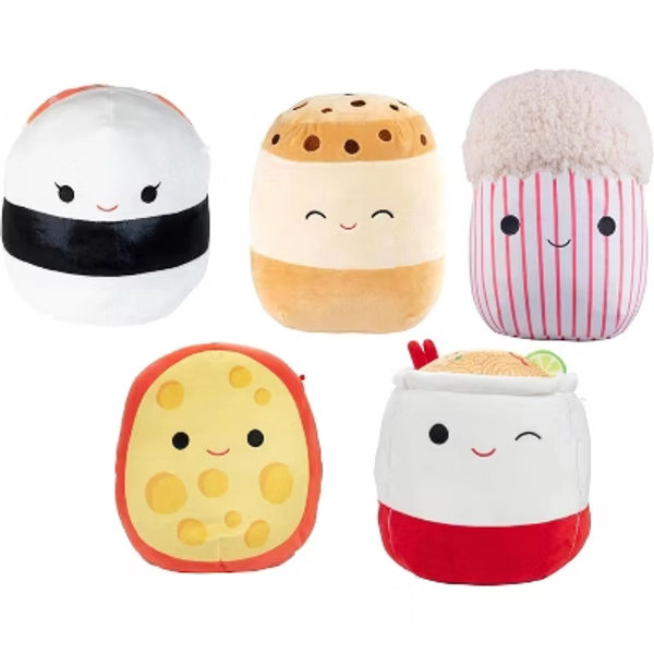 Squishmallows 10-Inch Food Squad 5-Pack Plush Bundle - Collectible Soft & Squishy Food Styles Stuffed Animal Toy- Great gift for Kids, Girls & Boys