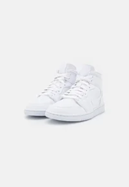 AIR JORDAN 1 MID - Sneakers hoog - white