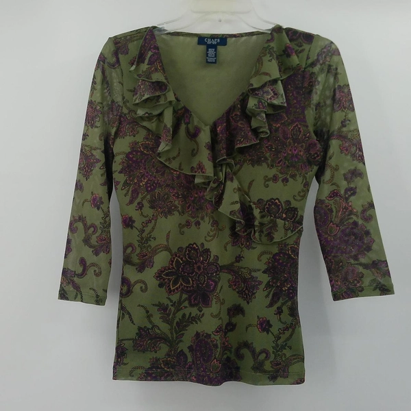Vtg Y2K Ruffle Mesh Fairy Top Women's S Ralph Lauren...