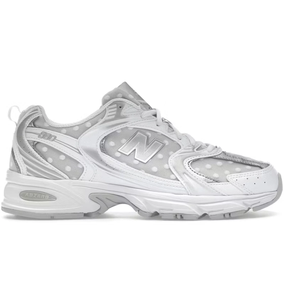 New Balance 530 Silver Metallic Polka Dots