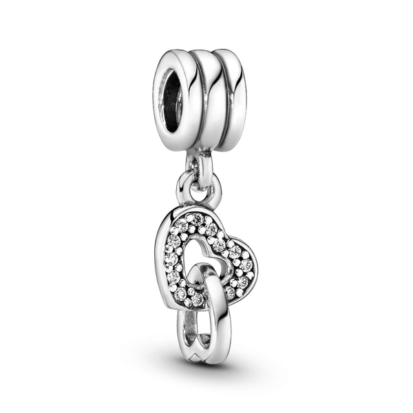 Pandora 791242CZ - Verstrengelde Harten - Hangende Bedel