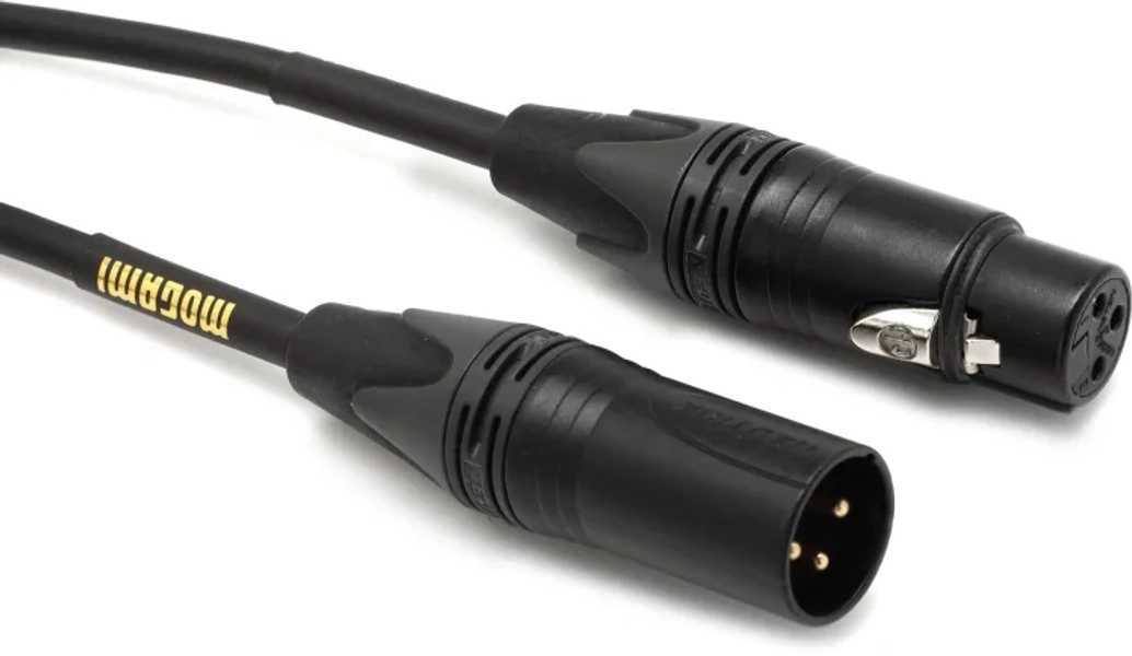 Gold Stage Microphone Cable - 30 foot