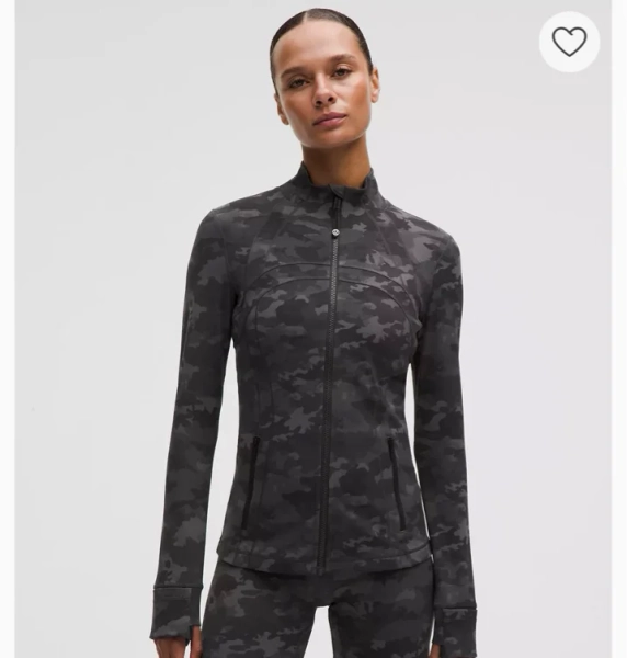 Lululemon Define Jacket Heritage 365 Camo Deep Coal Multi