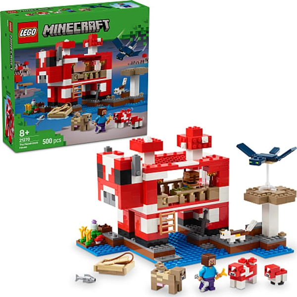 LEGO Minecraft Mooshroom-huse 21270