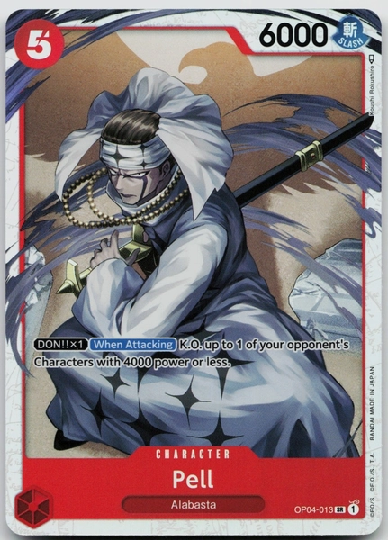 Pell - OP04-013 - Kingdoms of Intrigue (NM) - One Piece Card Game TCG English