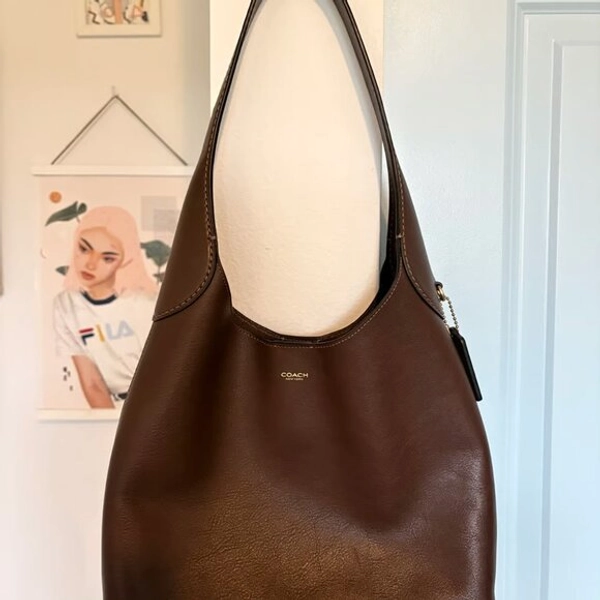 Coach Brooklyn 28 Maple Leather Shoulder Bag