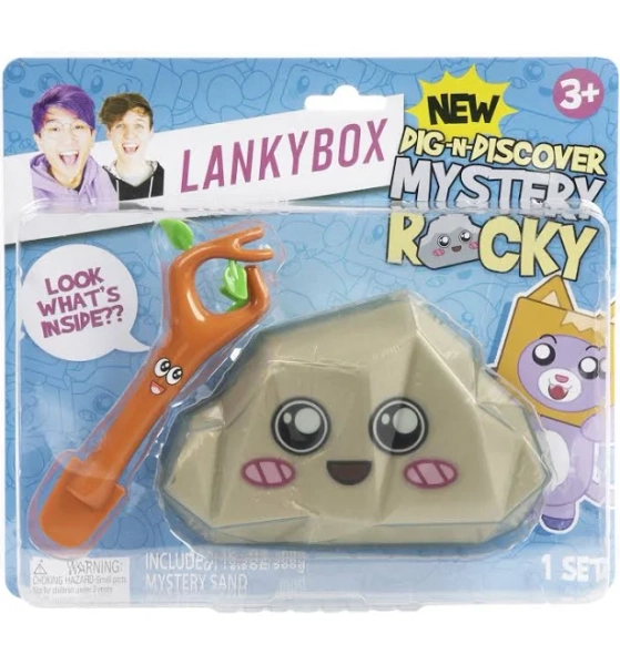Bonkers Toys Dig-N-Discover Mystery Rocky Set