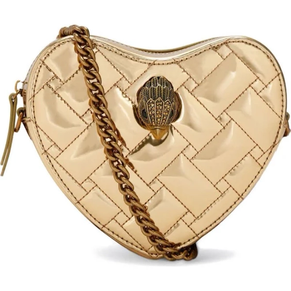 Kurt Geiger London Women's Kensington Heart Quilted Leather Crossbody Bag