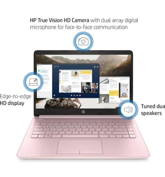Hp 14 inch Stream HD Laptop Intel Celeron N4120 Ram