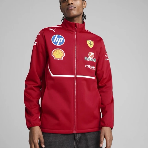 Scuderia Ferrari F1 2025 Men's Team Softshell Jacket