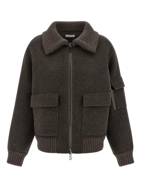 P.A.R.O.S.H. Leak zip-up wool bomber jacket | XS